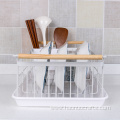 iron dishes drain kitchen racks dish storage rack